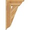 Ekena Millwork Traditional Traditional Rough Sawn Bracket w/ Offset Brace, Western Red Cedar, 8"W x 20"D x 32"H BKT0806X20X32TRA01RWR - alternate 2